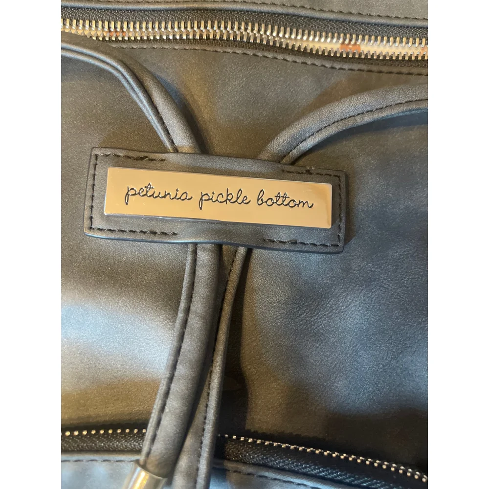 PETUNIA PICKLE BOTTOM| Gray One Size Baby Bag